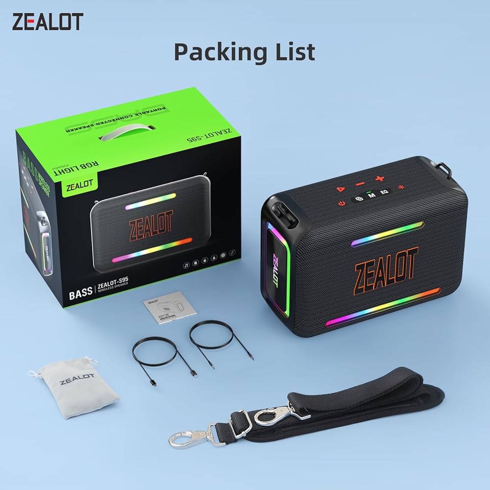 Amazon.com: ZEALOT 120W Bluetooth Speaker, Wireless Speakers